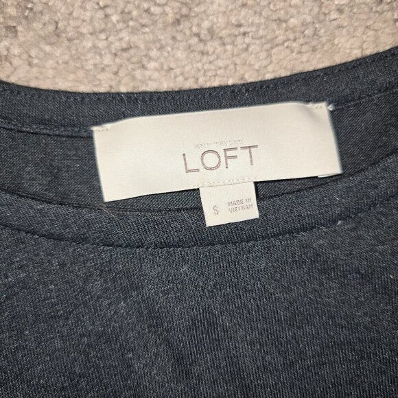 Loft mixed media top sz Sm - Picture 3 of 3